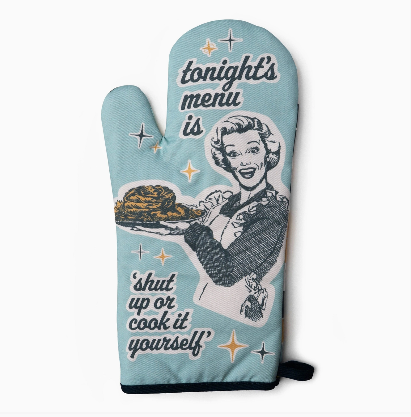 Tonight menu is... Oven Mitt