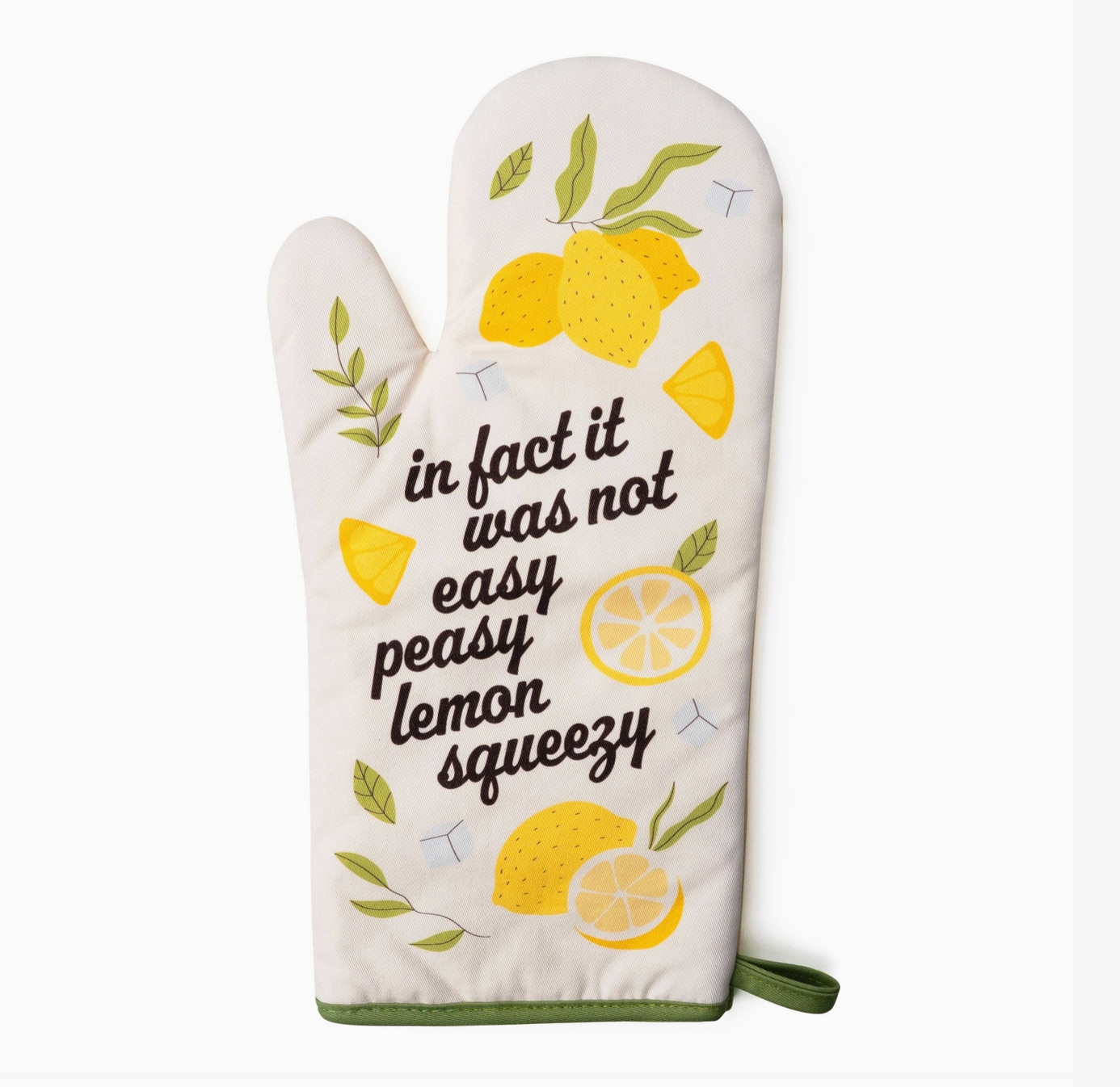 In fact it was not easy... Oven mitt
