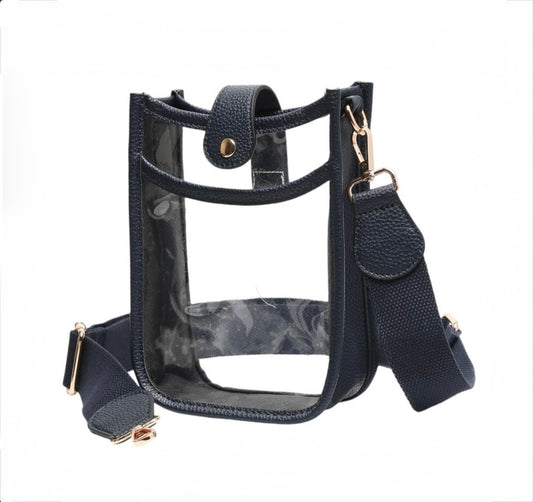 Black Clear Crossbody