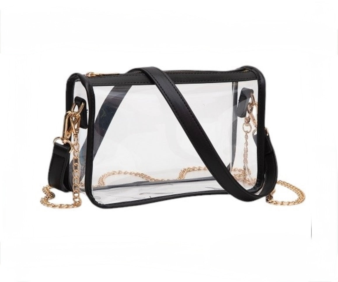 Black Clear Purse
