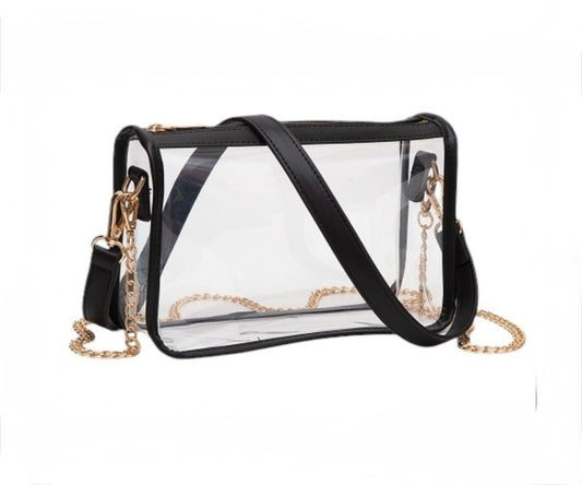Black Clear Purse