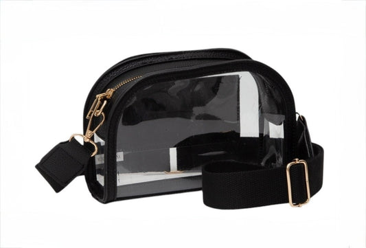 Black Clear Handbag
