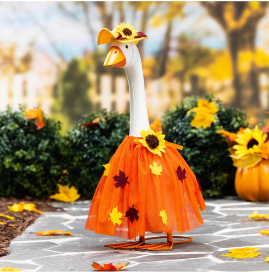 Goose Outfit, Fall Leaf