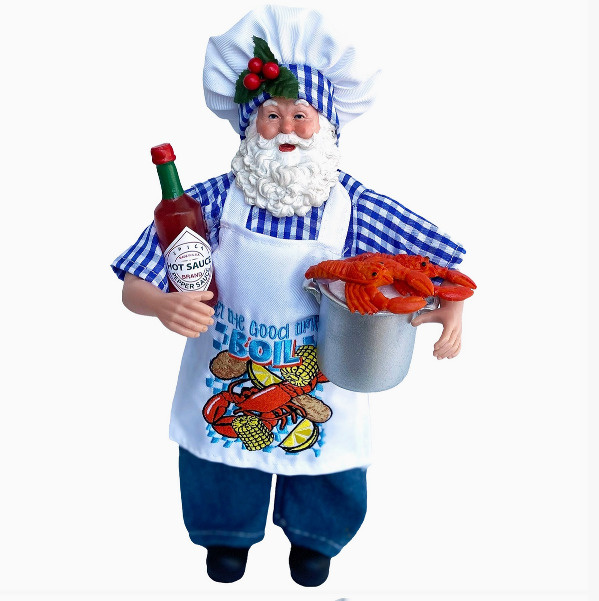 Seafood Boil Santa