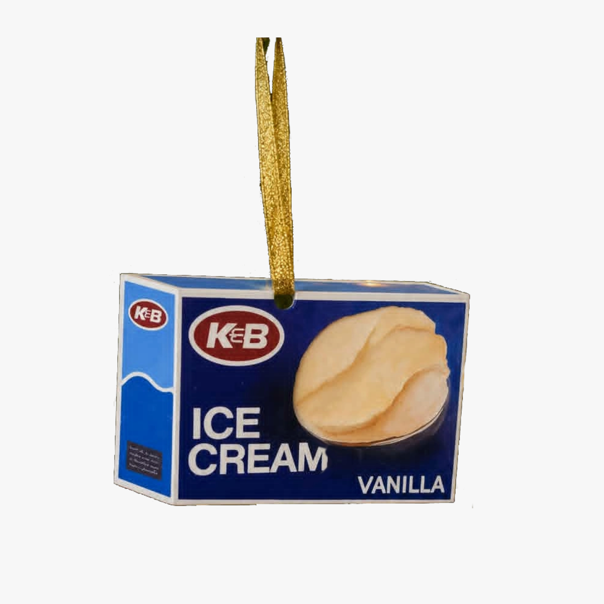 K&B Vanilla Ice Cream Ornament