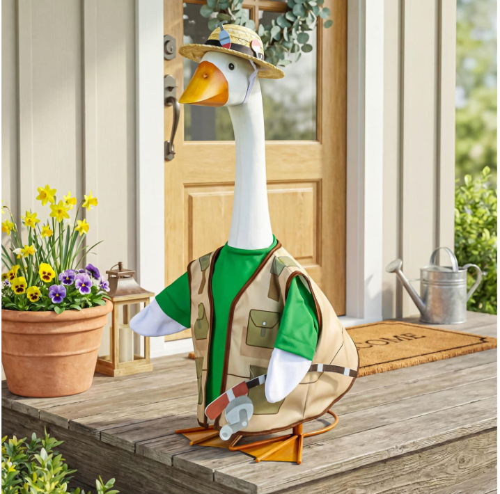 Giddy The Goose Fishing Outfit