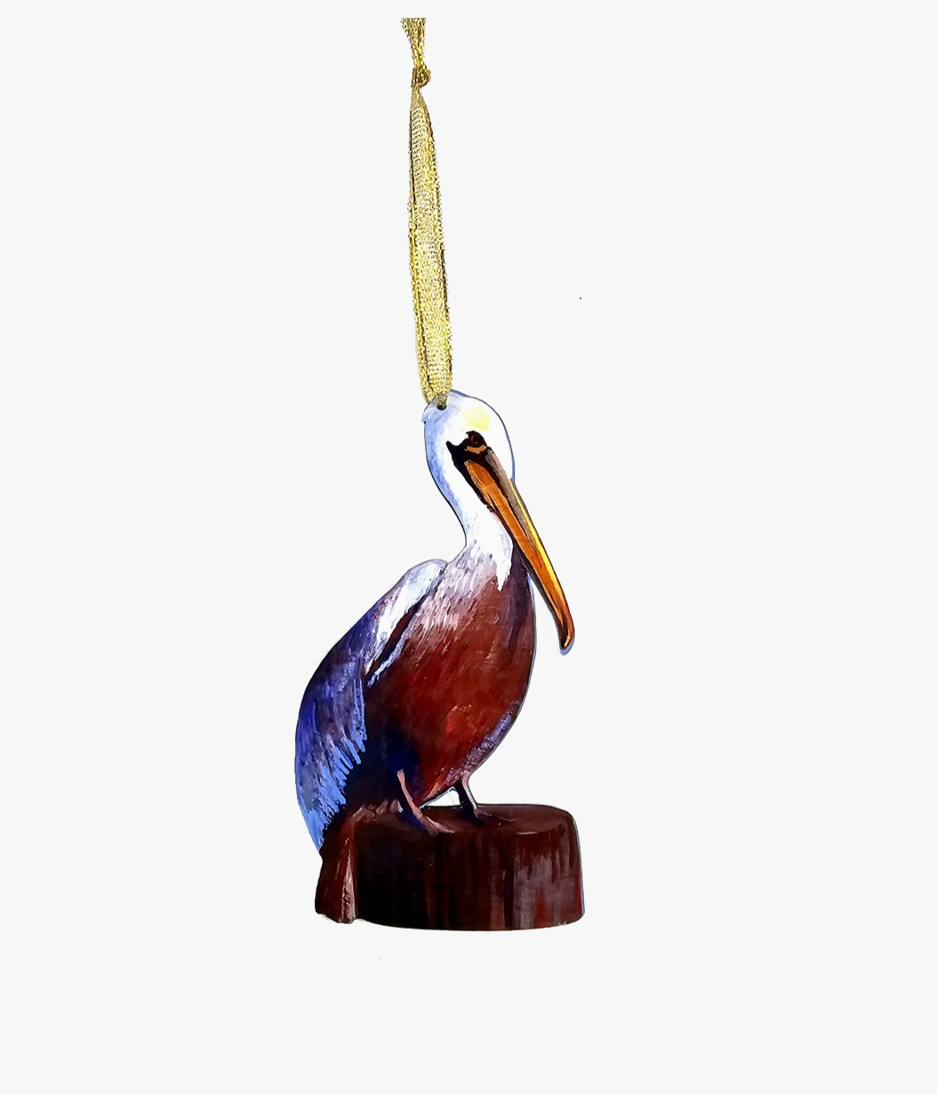Louisiana Brown Pelican Ornament
