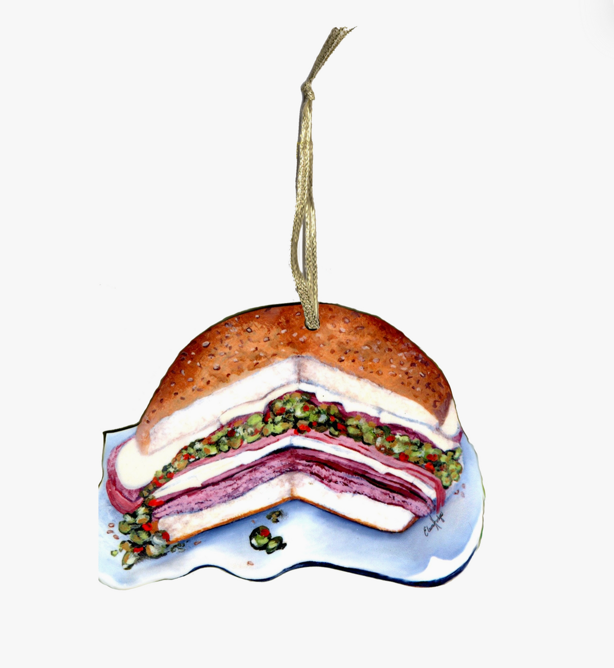 Muffaletta Ornament