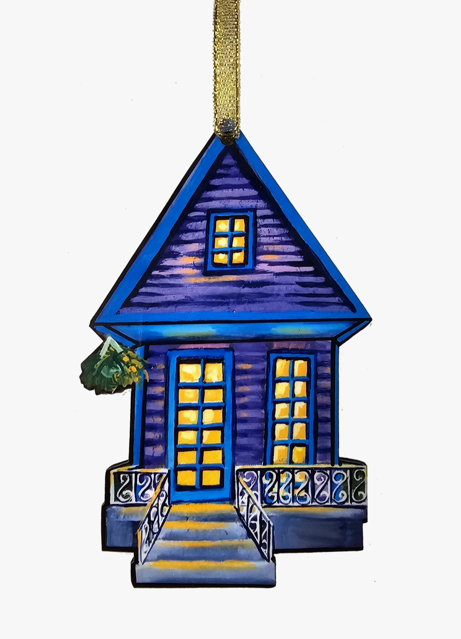 Shotgun House Ornament