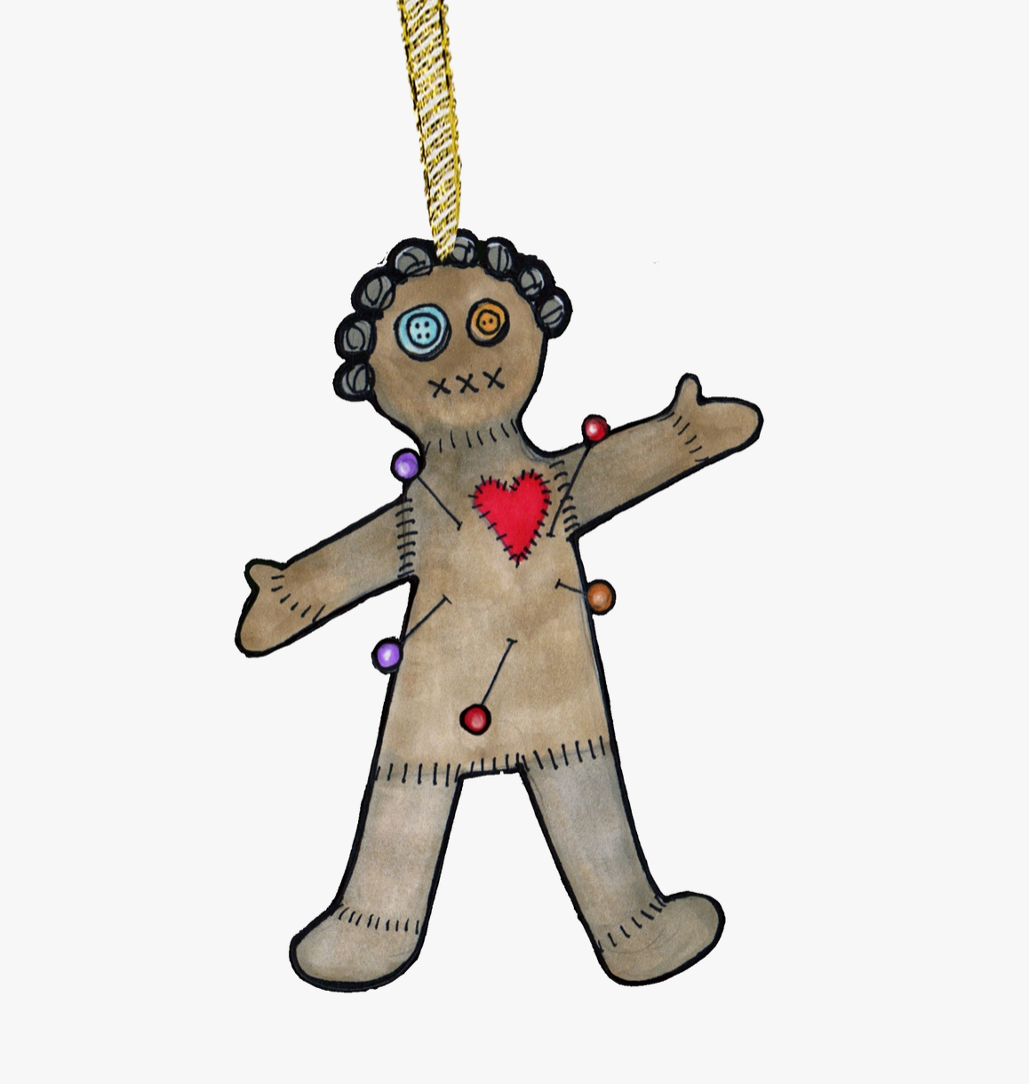Voodoo Doll Ornament