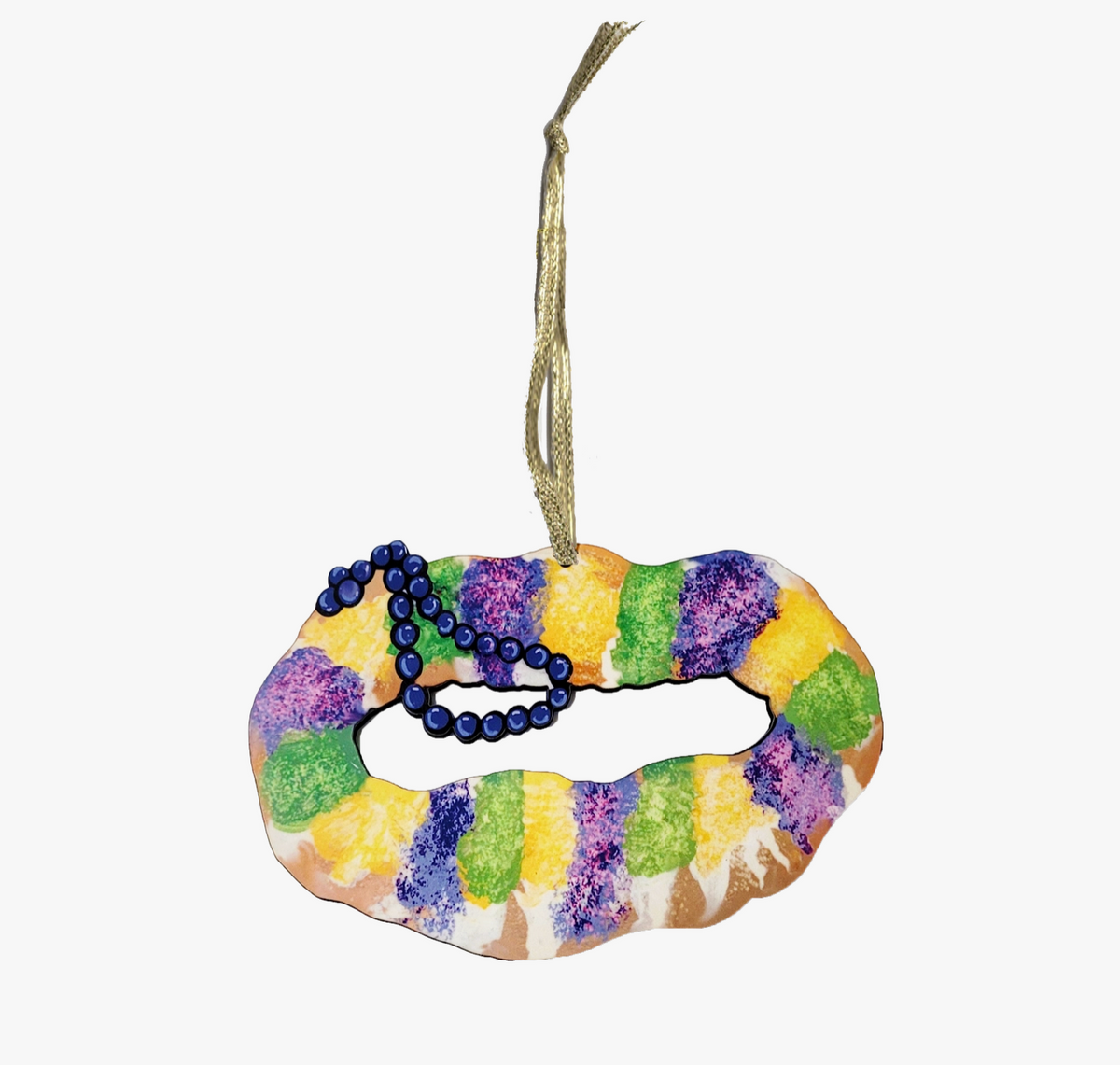 King Cake Ornament