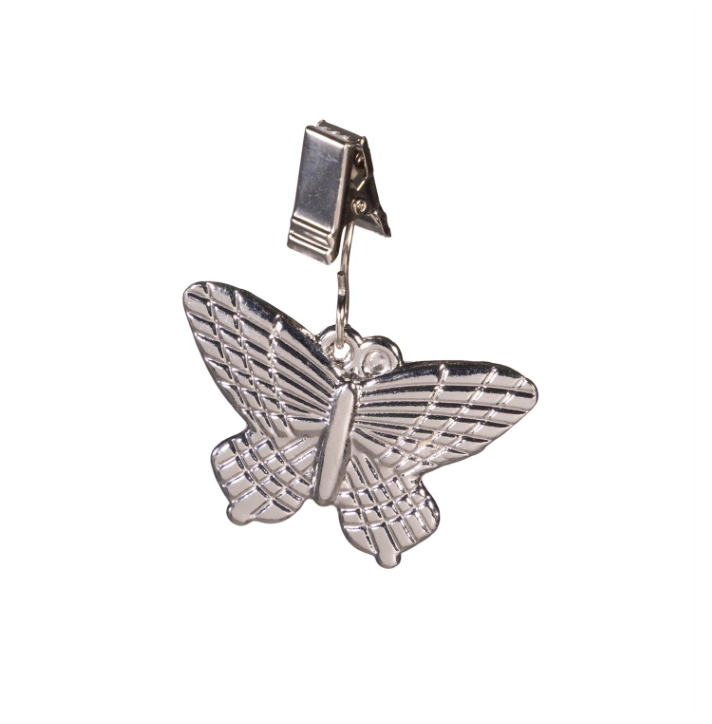 Metal Butterfly Weighted Clip