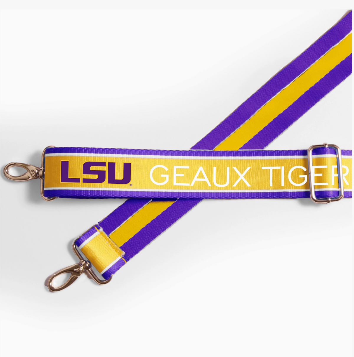 Lsu Tiger Classic Stripe Purse Strap