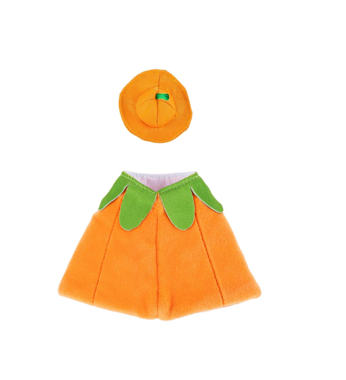 Gordy The Desktop Goose, Pumpkin Outfit