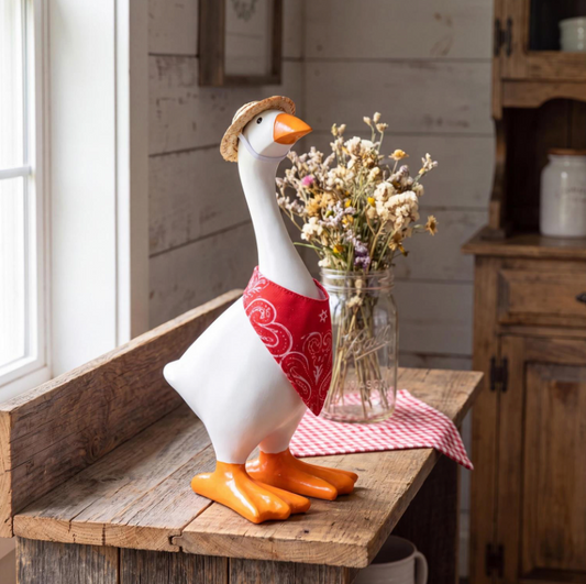 Gordy The Desktop Goose, Western Outfit