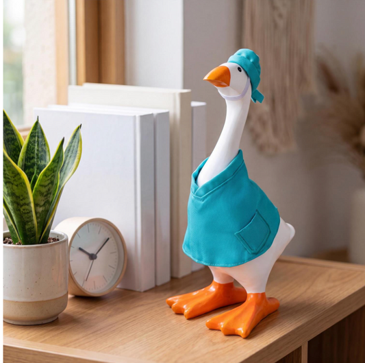 Gordy The Desktop Goose, Medical Professional Outfit