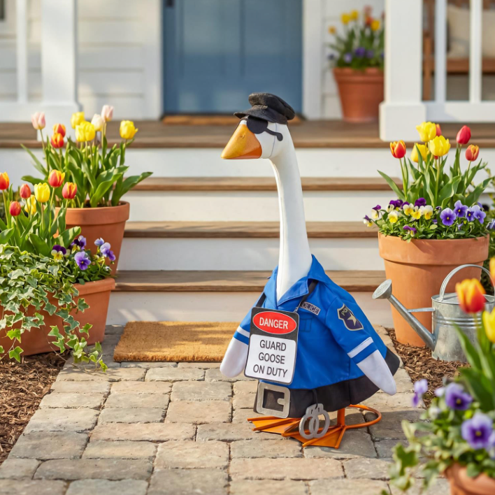 Giddy The Goose, Police Outfit