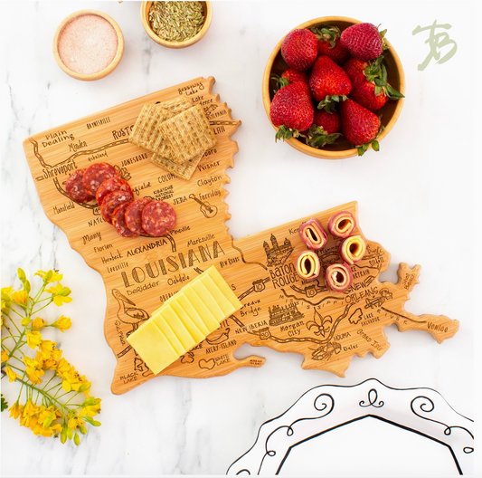 Destination Louisiana Cutting Board