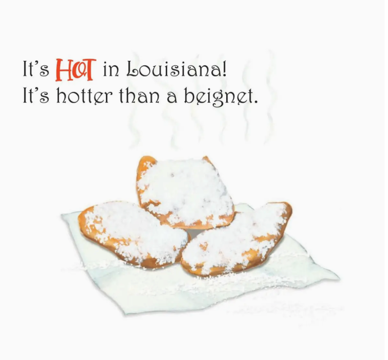 It's hot in Louisiana Book