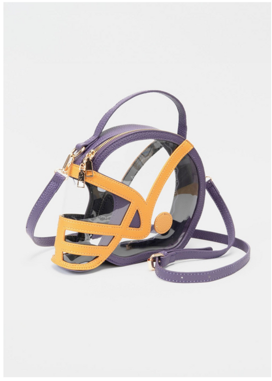 Helmet Shaped Clear Purse