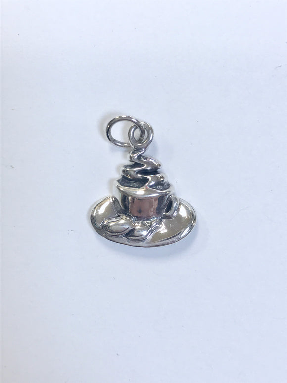 Jewelry - Coffee & Beignets Sterling Silver Charm