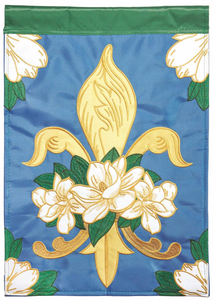 Flags - Fleur de Lis Magnolia Garden Flag