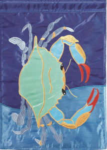 Flags- Single blue crab