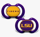 Baby - Saints or LSU 2 pack Pacifiers