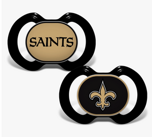 Baby - Saints or LSU 2 pack Pacifiers